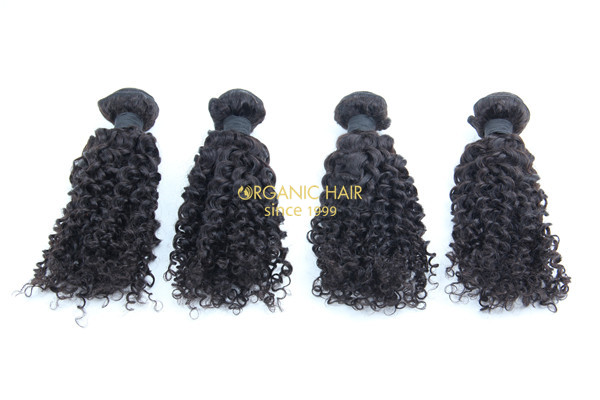 Natural brazilian hair weave